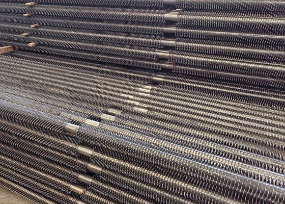 Tubos de trocador de calor de barbatanas em espiral Tubos de barbatanas de aço corten sem costura para economizador