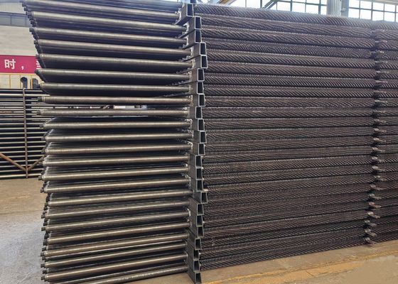 Tubos de trocador de calor de barbatanas em espiral Tubos de barbatanas de aço corten sem costura para economizador