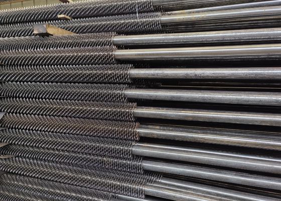 Tubos de borracha de aço carbono para superaquecedores, tubos de trocador de calor de borracha espiral sem costura