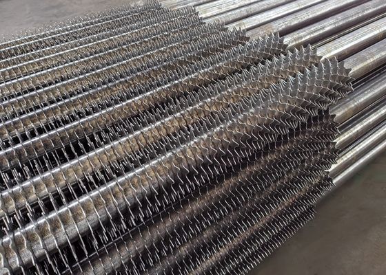 Elemento de troca de calor resistente ao desgaste e eficiente Tubo de barbatanas espirais soldados de alta frequência