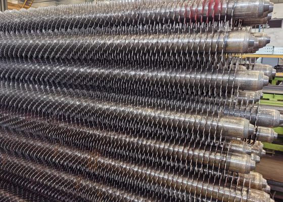 Elemento de troca de calor resistente ao desgaste e eficiente Tubo de barbatanas espirais soldados de alta frequência
