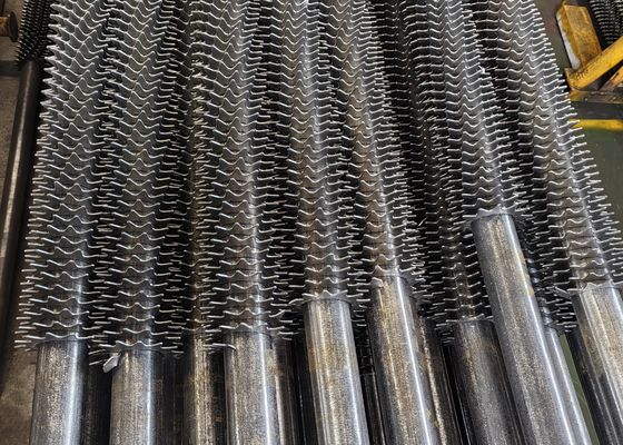 Tubos finos soldados de alta frequência resistentes ao choque térmico para economizadores e pré-aquecedores de ar em caldeiras