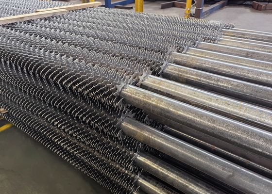 Tubos finos soldados de alta frequência resistentes ao choque térmico para economizadores e pré-aquecedores de ar em caldeiras