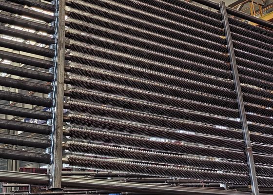 Tubo de barbatana de caldeira em espiral de aço inoxidável para dissipação de calor superior com padrão ASME