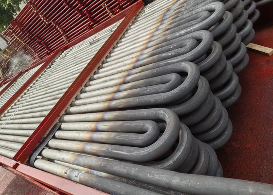 ASTM A249 bobina serpentina de aço carbono / tubo de serpente no aquecedor de caldeira