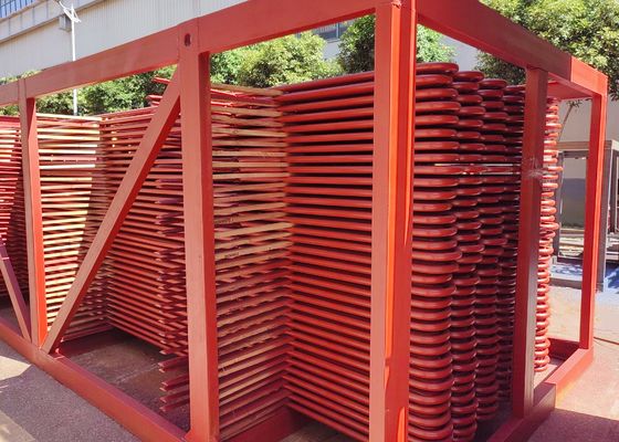 Tubos de serpentina de aço carbono sob alta pressão personalizados no sistema de caldeira CFB