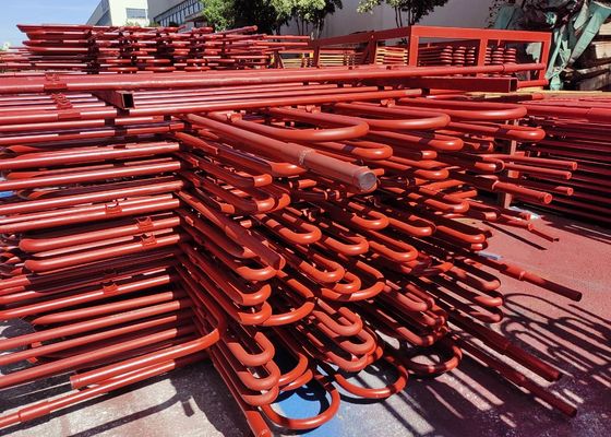 ISO9001 Caldeira de aço carbono Tubo serpentino pintado com alta eficiência
