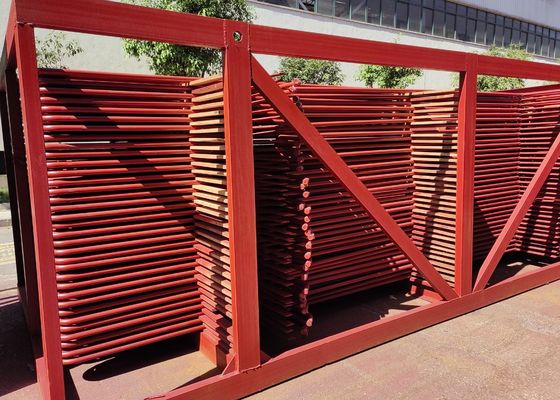 Tubos de serpentina de design personalizado para estrutura de caldeira horizontal ou vertical