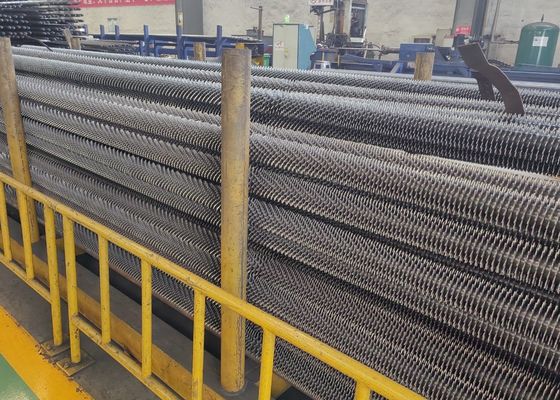 Tubos de soldagem em espiral de alta eficácia e alta frequência para caldeiras de centrais elétricas