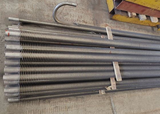ASME Tubos de barbatanas espirais de caldeiras de aço carbono para economizadores de caldeiras em usinas de energia