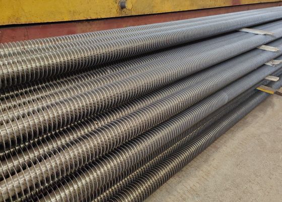 ASME Tubos de barbatanas espirais de caldeiras de aço carbono para economizadores de caldeiras em usinas de energia