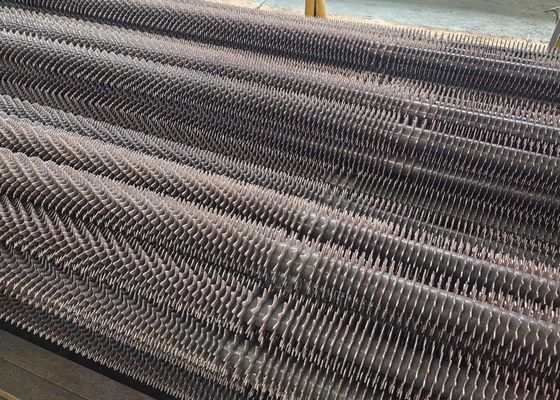 Tubo de barbatana espiral de caldeira de liga ou aço carbono para ambientes de alta temperatura