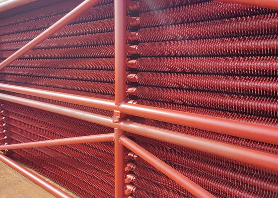 Elemento de transferência de calor personalizado Tubos de barbatana serrilhada para peças de pressão da caldeira