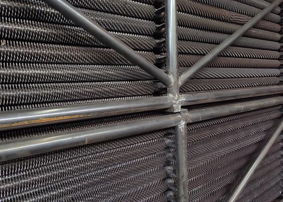 Tubos de barbatanas de caldeira com alta eficiência de transferência de calor e fortes propriedades antiincrustantes