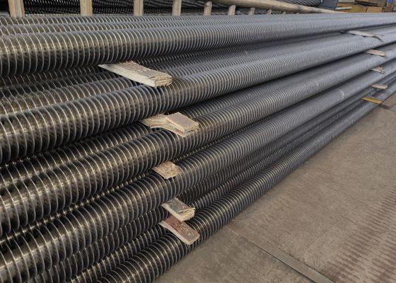 Economizador de tubos finados de alta eficiência para caldeiras
