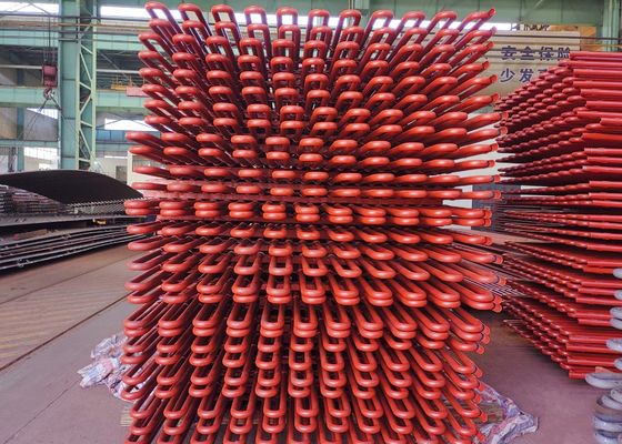 Tubos serpentinos de caldeira de aço carbono personalizados concebidos para caldeiras CFB