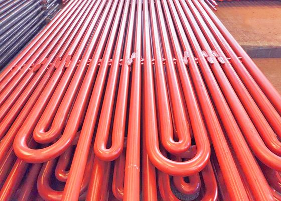 Tubos serpentinos de caldeira de aço carbono pintados de alta segurança para trocador de calor
