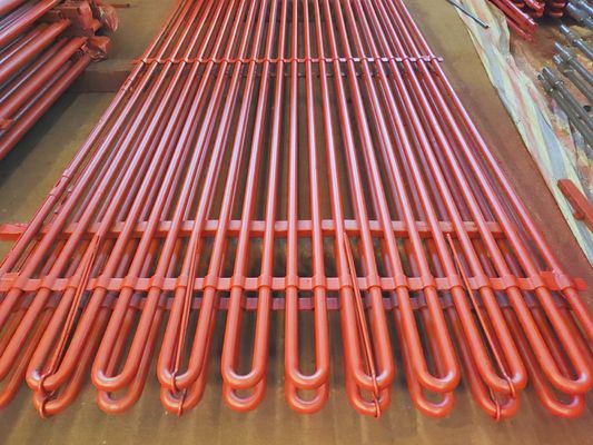 Tubo serpentino de caldeira de aço carbono em forma de S para superqueimador e requeimador