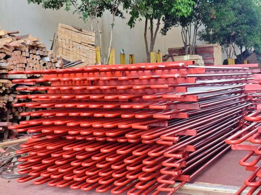 Tubos de serpentina de alta eficiência para recuperação de calor