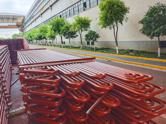 Trocador de calor tubo serpentina para caldeiras de calor residual
