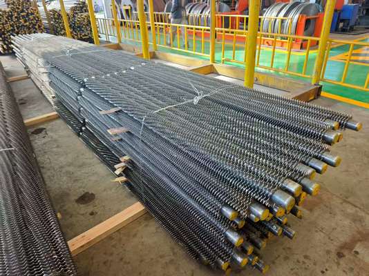 Tubo aleta espiral soldada por alta frequência resistente à pressão e alta temperatura Padrão ASME