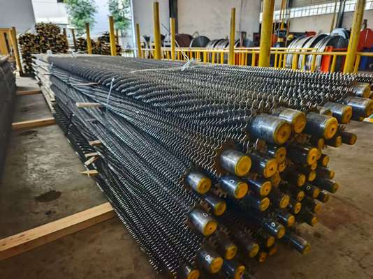 Tubo aleta espiral soldada por alta frequência resistente à pressão e alta temperatura Padrão ASME