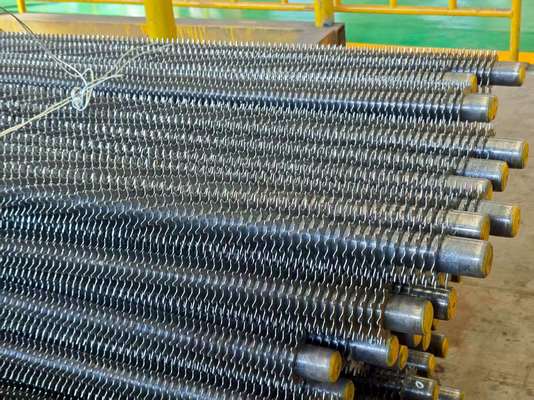 Tubo aleta espiral soldada por alta frequência resistente à pressão e alta temperatura Padrão ASME