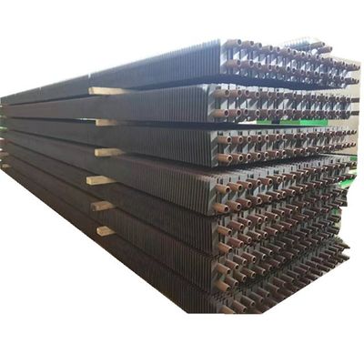 Tubos de barbatanas de caldeira tipo H com propriedades de autolimpeza, recuperação de calor dos resíduos de gases de combustão e características anti-desgaste