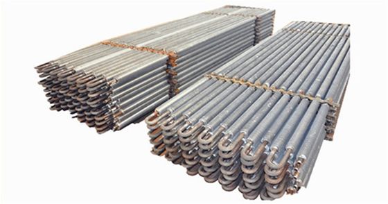 Tubo de caldeira de água de circulação natural de alta eficiência térmica com aleta para usina