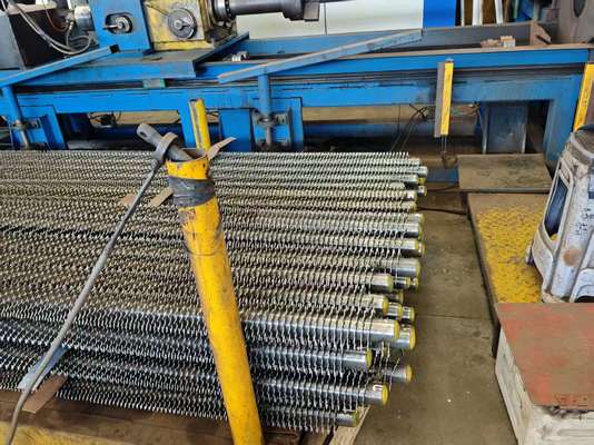 ‌Custom Spiral Finned Tube Economizer Boiler Energy Saving Pressure Vessel Compatible