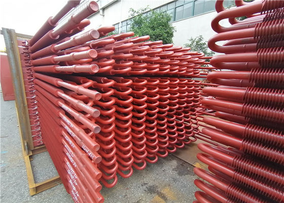 Tubo de aleta de caldeira tipo espiral padrão ASME com produção máxima de vapor de 20t/h e alto nível de segurança