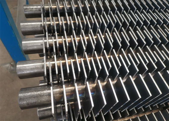 Tubo aleta de caldeira tipo H padrão ASME para radiador de calor com 5 anos de garantia e recuperação de calor residual de gases de combustão