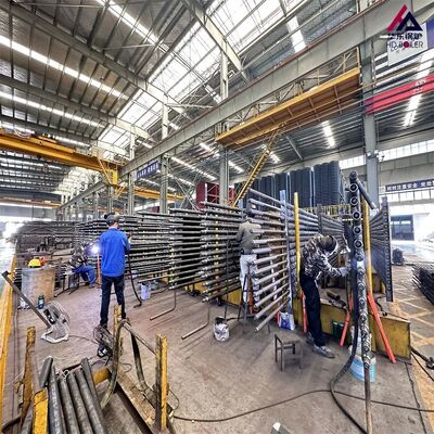 Tubo aleta de caldeira longo máximo de 25m com aletas serrilhadas sólidas em espiral em aço inoxidável