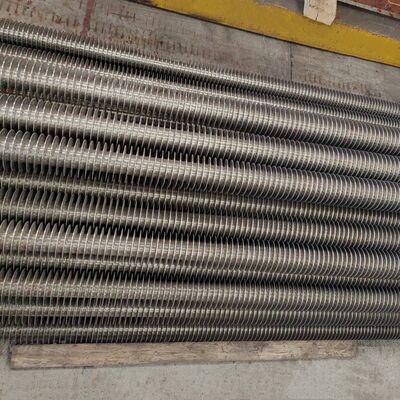 Tubo de barbatana espiral padrão ASME de aço carbono para transferência de calor da caldeira com especificações personalizadas