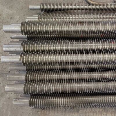 Tubo de barbatana espiral padrão ASME de aço carbono para transferência de calor da caldeira com especificações personalizadas