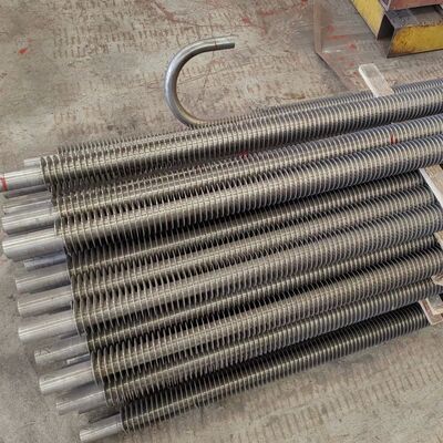 Tubo de barbatana espiral padrão ASME de aço carbono para transferência de calor da caldeira com especificações personalizadas