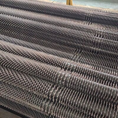 Tubo de barbatana espiral padrão ASME de aço carbono para transferência de calor da caldeira com especificações personalizadas