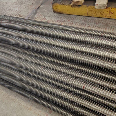 Tubos de pinça espiral de caldeira personalizados de aço inoxidável e aço carbono para peças de pressão da caldeira
