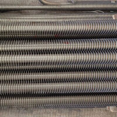 Tubo aleta serrilhada personalizada para peças de pressão de caldeiras com alta eficiência de transferência de calor e forte desempenho anti-incrustante