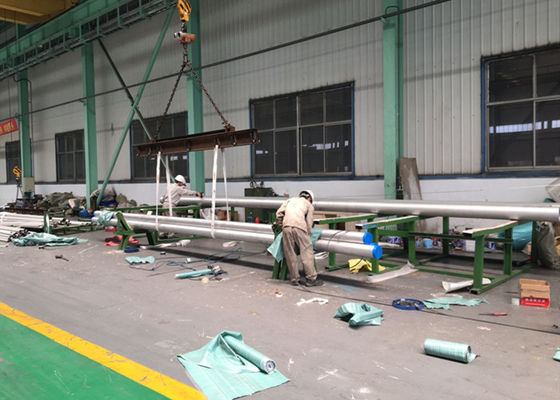 PESO mínimo inoxidável sem emenda 16BWG do tubo ASTM A213 TP304 TP304L 6M da forma redonda