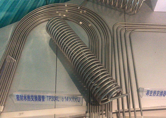 Tubulação soldada de aço inoxidável ASTM A270 A249 Papermarking dos Ss do permutador de calor