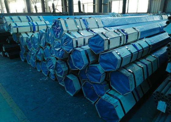 Tubo sem emenda estirado a frio de aço 44.5x5x9200mm de ASTM A213 T12 T22 31.8x4.5x9200mm para o permutador de calor