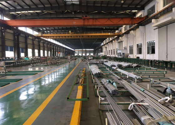Tubos soldados de aço inoxidável ASME SA249 ASTM A249 6.35*0.89MM 9.52*1.24MM
