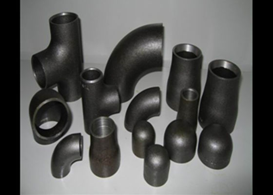 Superfície de aço inoxidável ASTM A234 ASTM A420 do óleo do preto da prova da oxidação do cotovelo de 45 graus