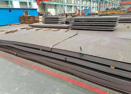 Folhas feitas sob encomenda da placa de aço carbono do Cs de JIS SS400 A106 laminadas a alta temperatura para a estrutura do navio da caldeira
