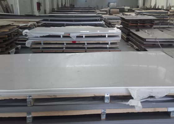 placa 304L laminada a alta temperatura de aço inoxidável com 3,0 milímetros - 100,0 milímetros de espessura