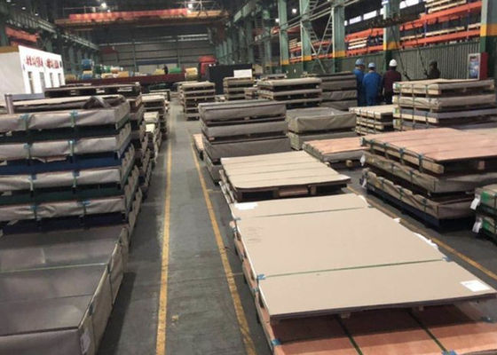 Placa Ss304 de aço inoxidável lisa do metal laminada a alta temperatura nenhum 1 revestimento decorativo