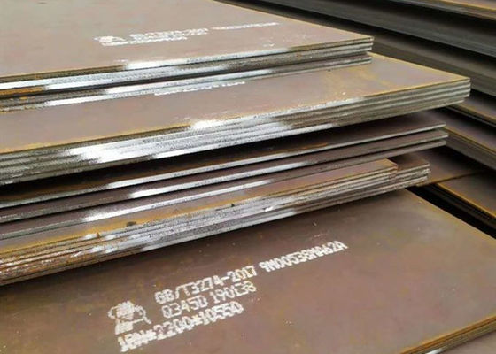 Estrutura da liga do manganês laminado a alta temperatura da placa 16mn Q345b da chapa de aço de liga da caldeira baixa