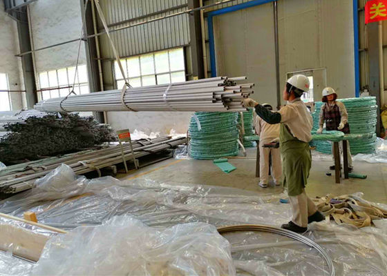 Tubo recozido brilhante ASTM A213 ASME SA213-17 TP304L 60.3x4.5 M/W X12820MM