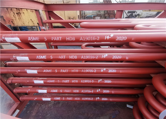Padrão do permutador de calor ASME de Serpentine Tube For Boiler And do Superheater do CS